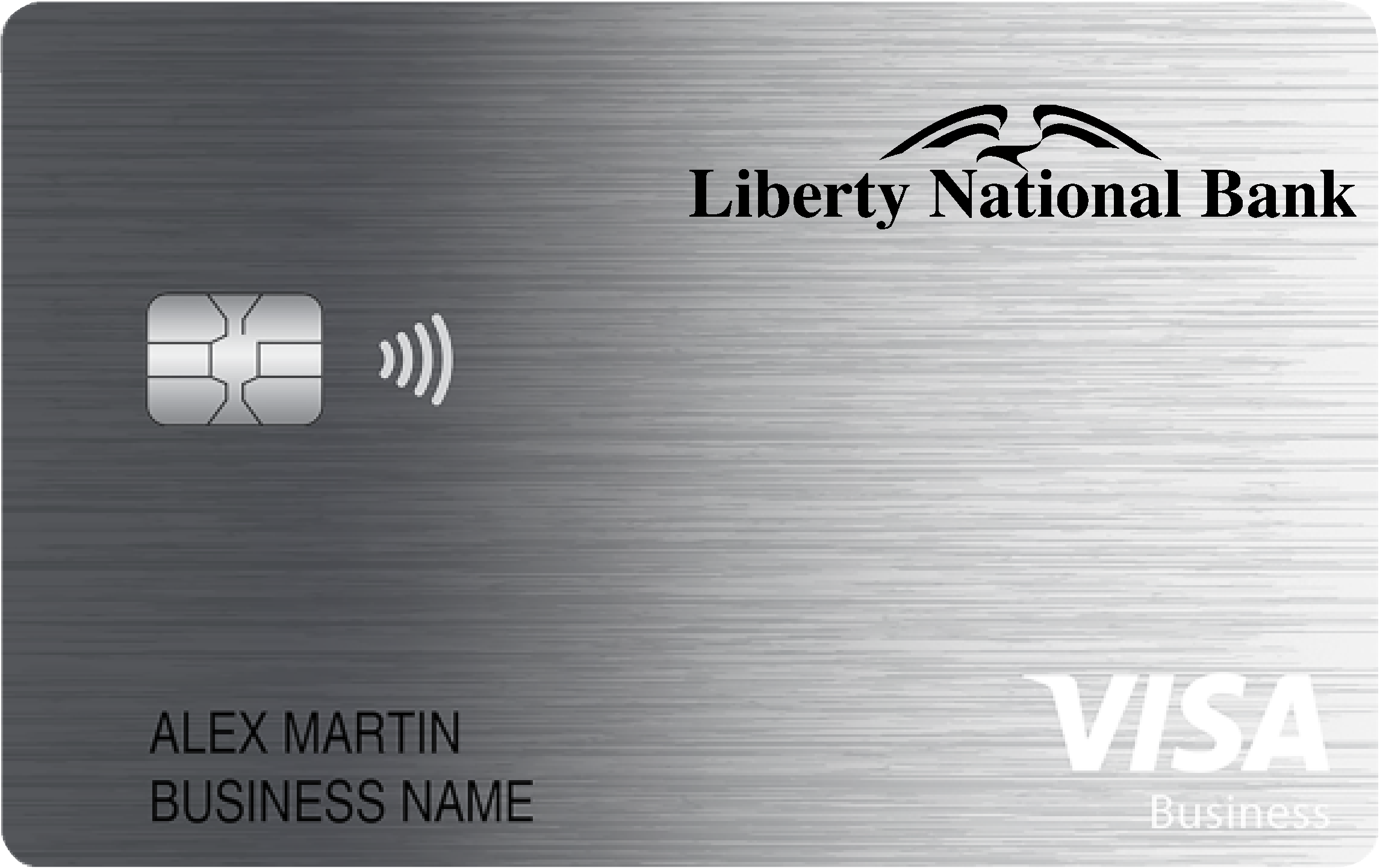 Liberty National Bank Business Card Card