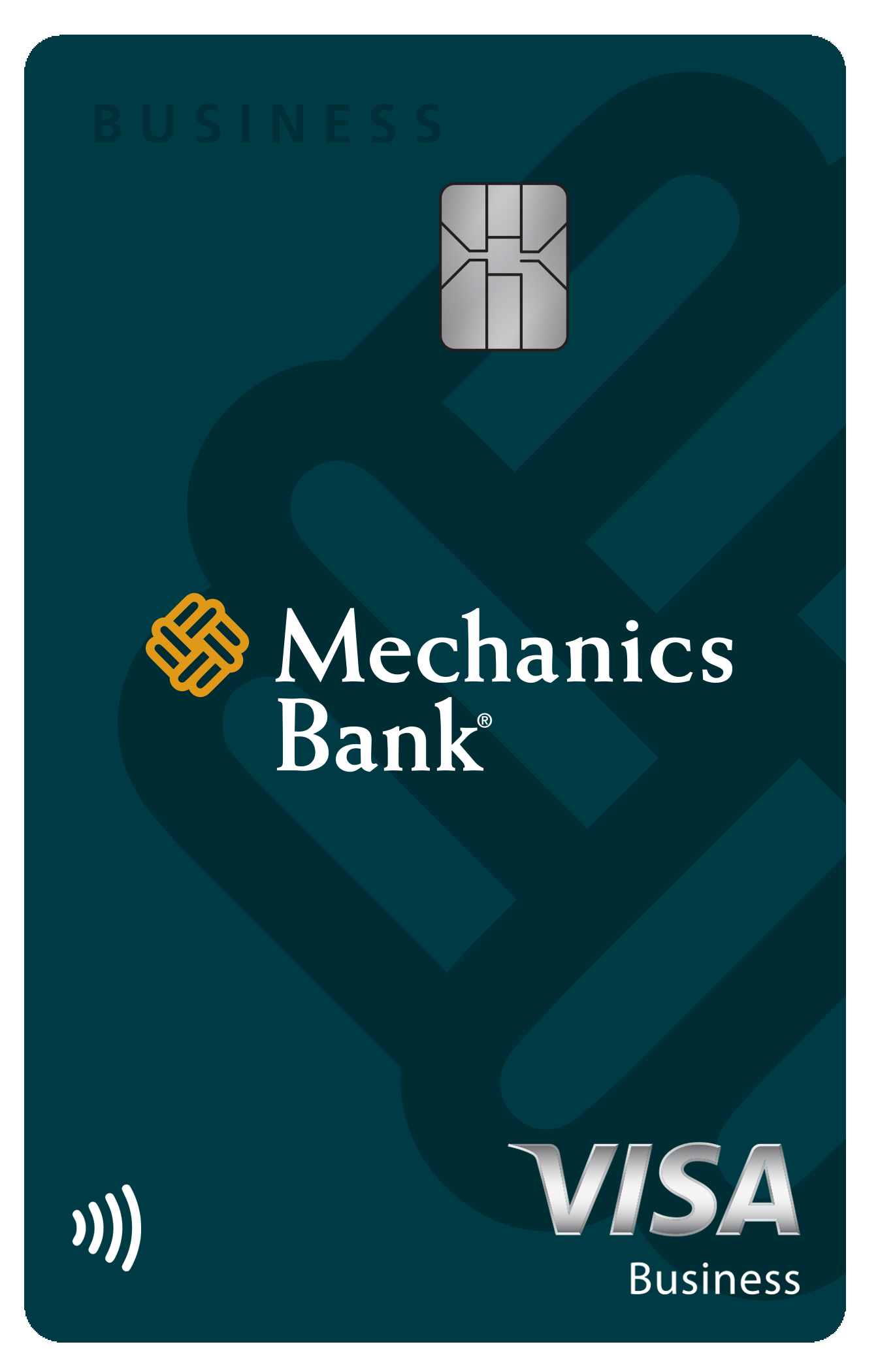 Mechanics Bank Business Card