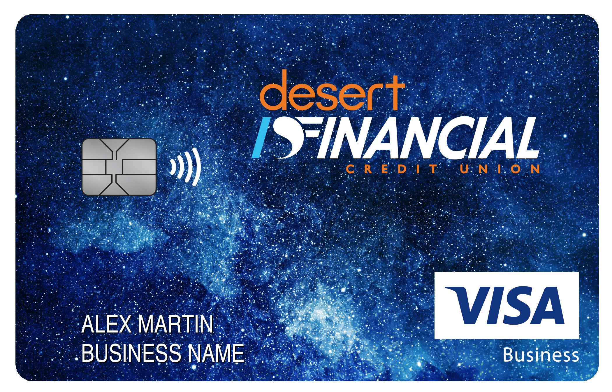 Desert Financial Credit Union Business Card