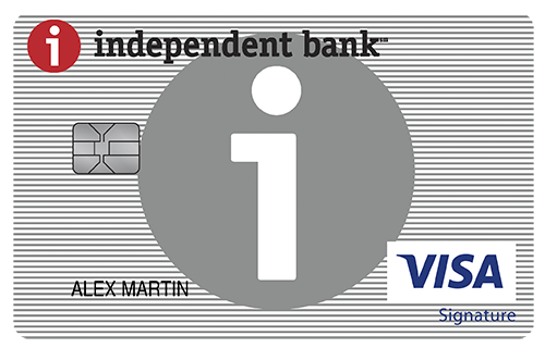 Independent Bank College Real Rewards Card