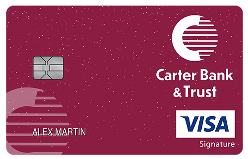 Carter Bank & Trust College Real Rewards Card