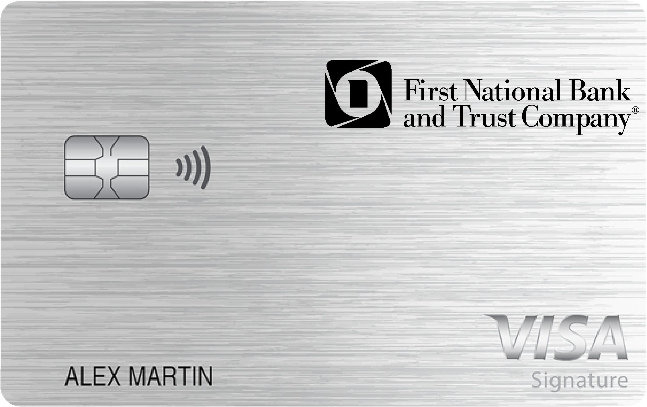 First National Bank and Trust Company College Real Rewards Card