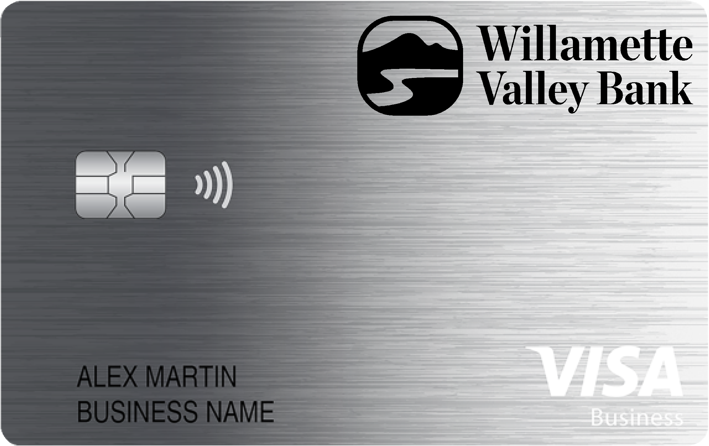 Willamette Valley Bank Business Card Card