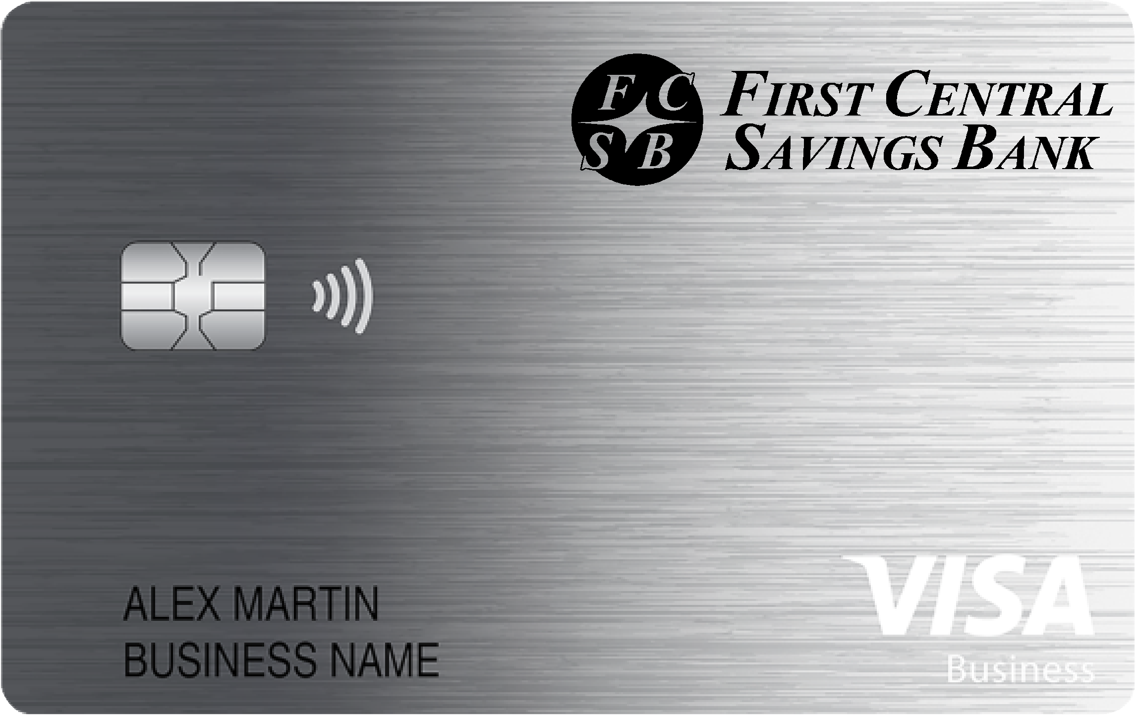First Central Savings Bank Business Card Card