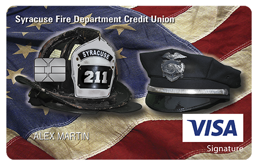 Syracuse Fire Department EFCU Travel Rewards+ Card