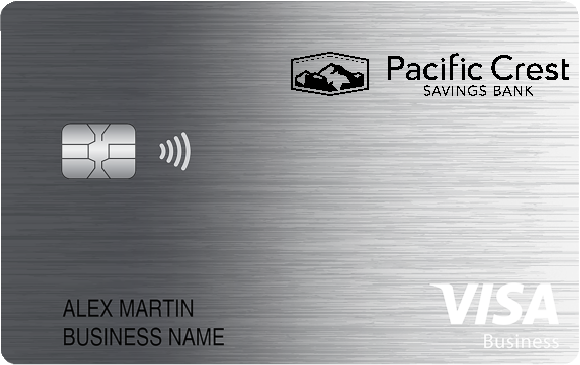 Pacific Crest Savings Bank Business Card Card