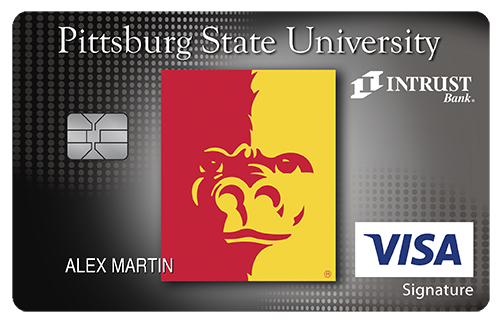INTRUST Bank Pittsburg State University Everyday Rewards+ Card