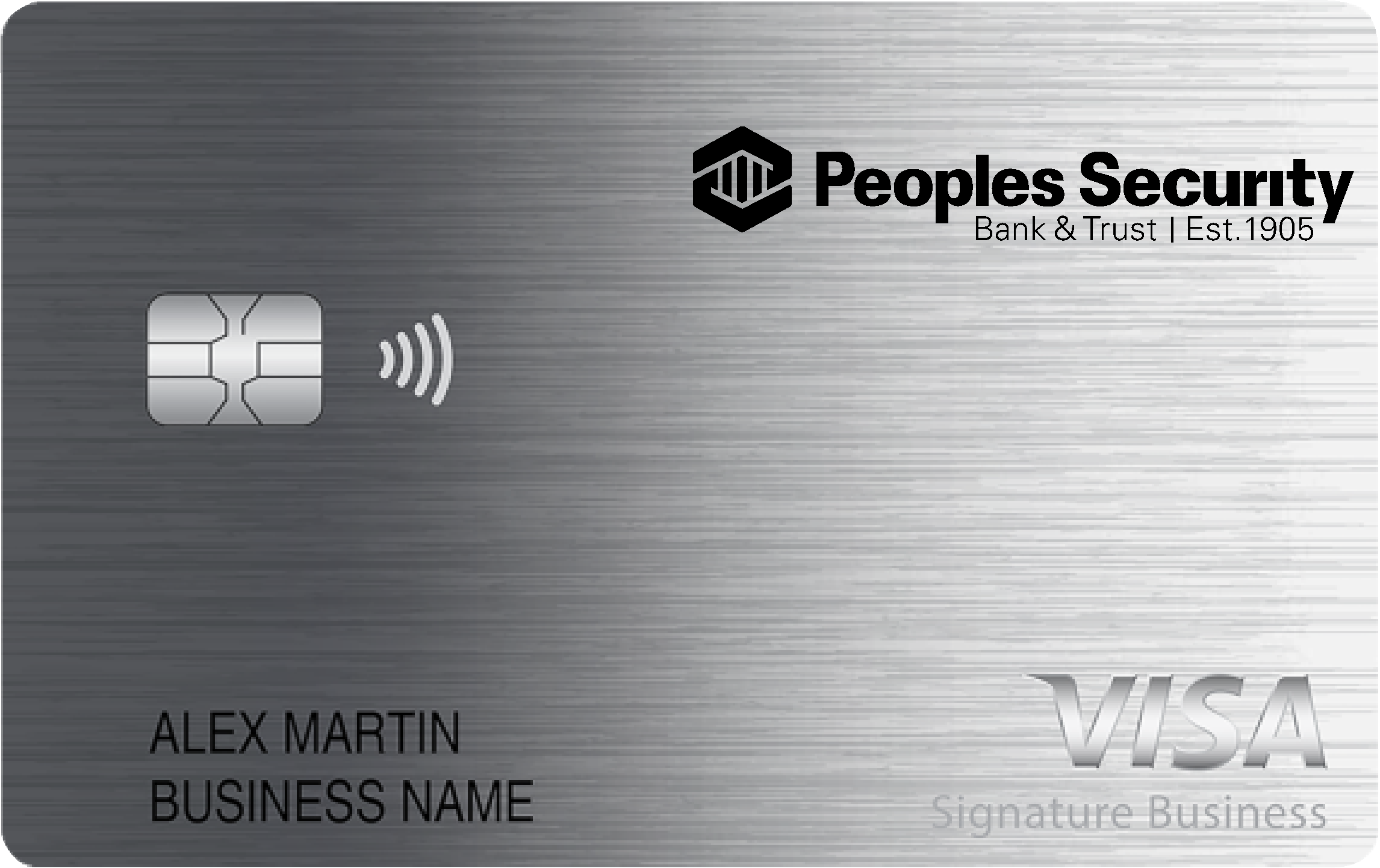 Peoples Security Bank & Trust Co. Smart Business Rewards Card