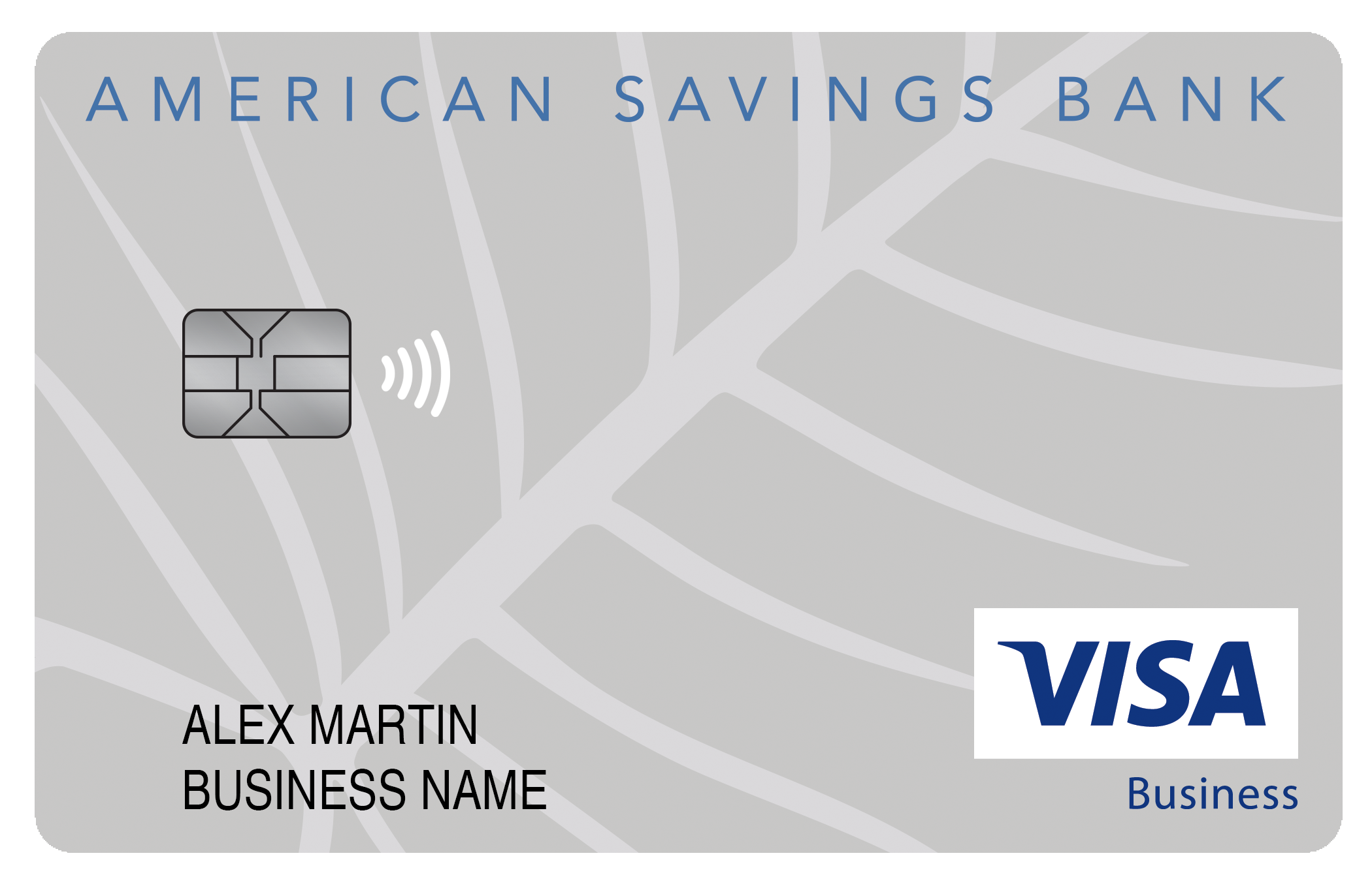 American Savings Bank Business Card