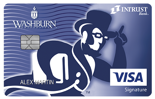 INTRUST Bank Washburn University Travel Rewards+ Card