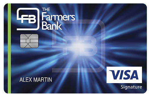 The Farmers Bank College Real Rewards Card