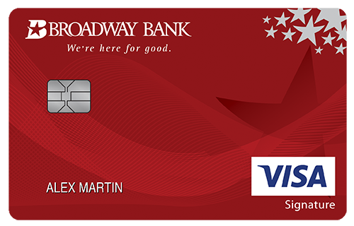 Broadway Bank Travel Rewards+ Card