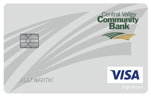 Central Valley Community Bank College Real Rewards Card