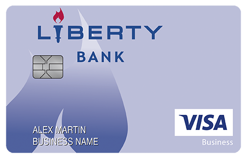 Liberty Bank Business Card Card