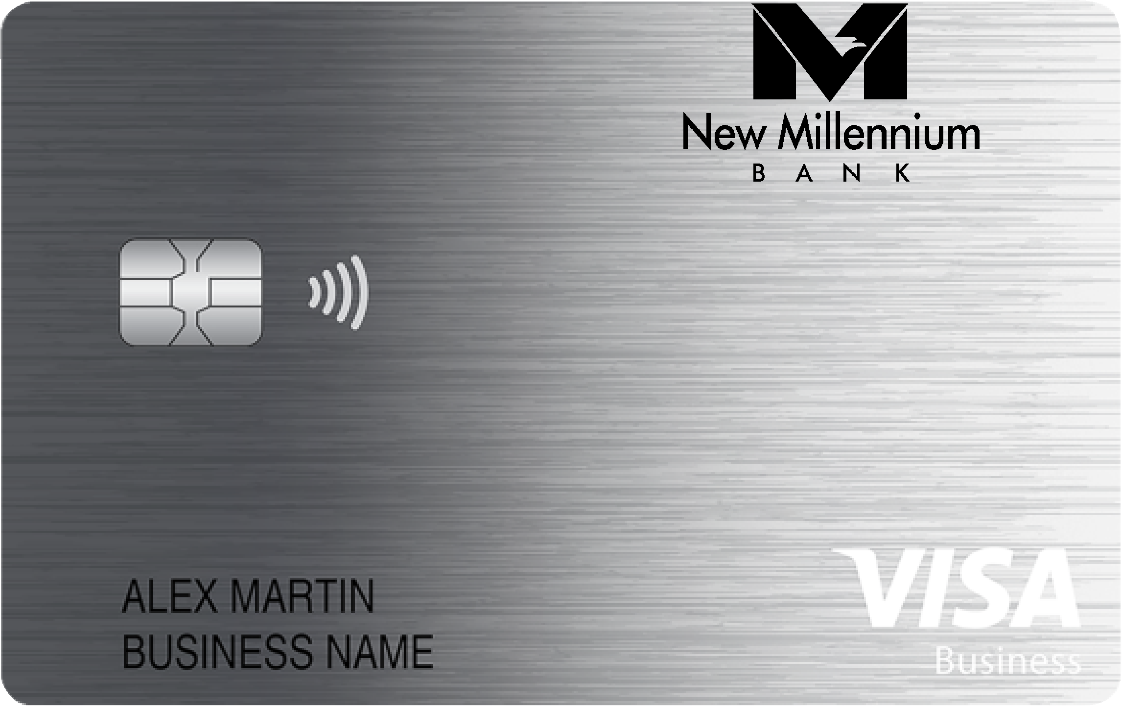 New Millennium Bank Business Card Card