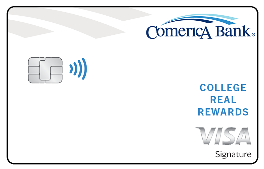 Comerica Bank College Real Rewards Card