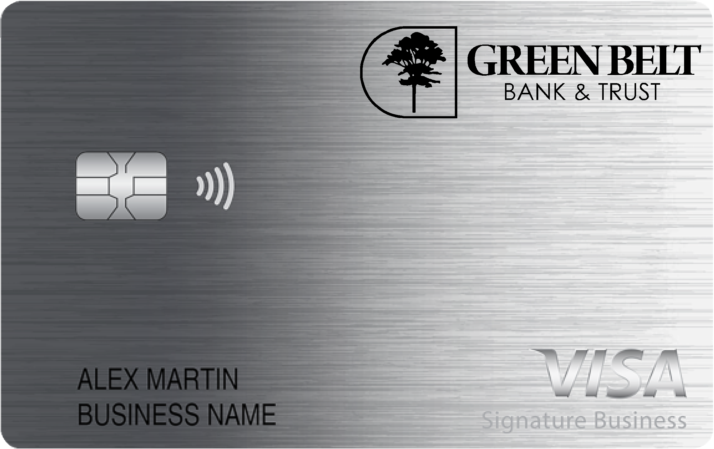 Green Belt Bank & Trust Business Card