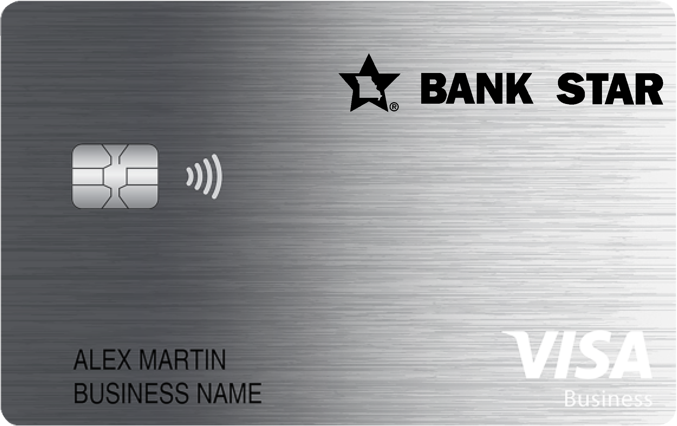 Bank Star Business Card Card