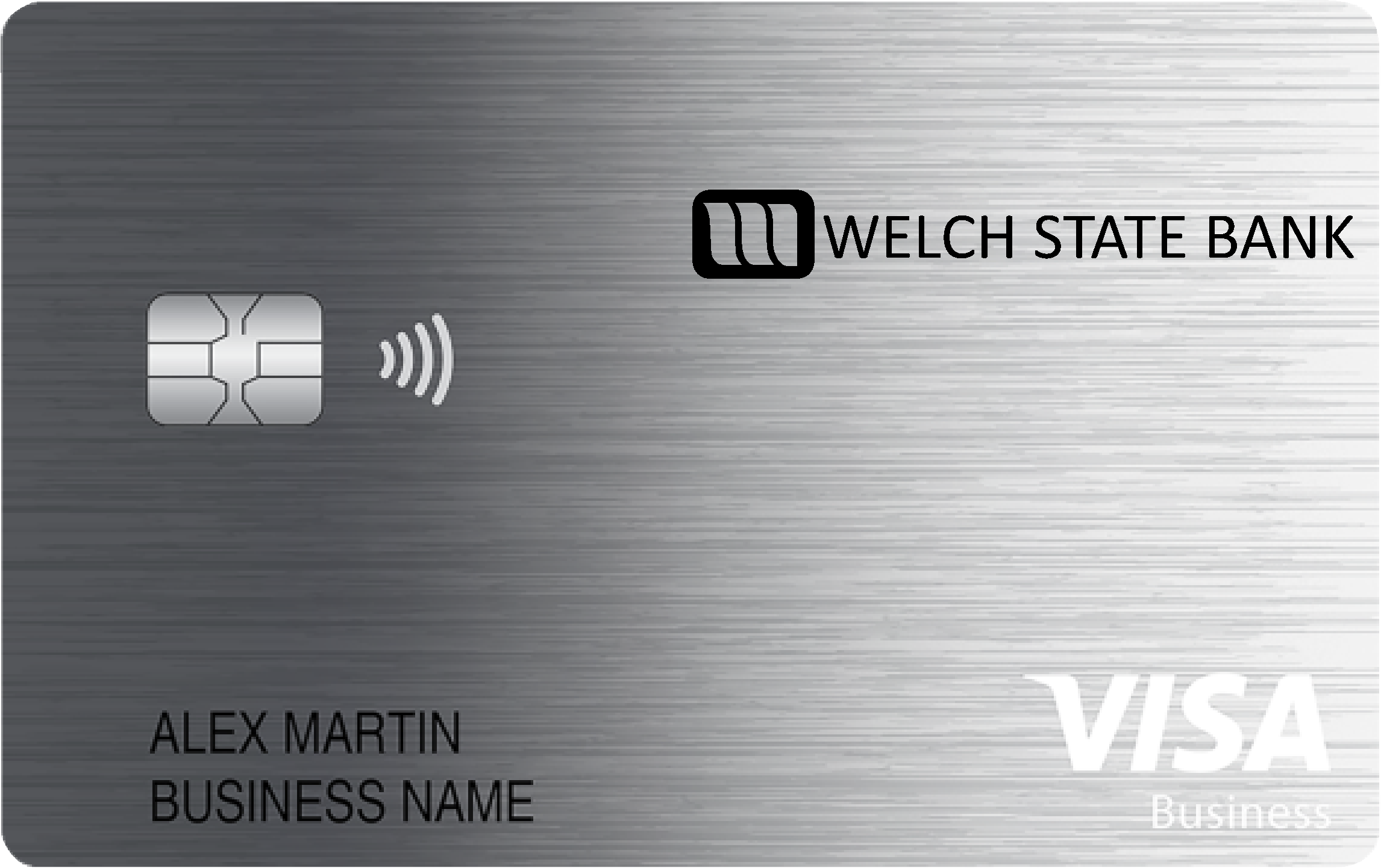 Welch State Bank Business Card