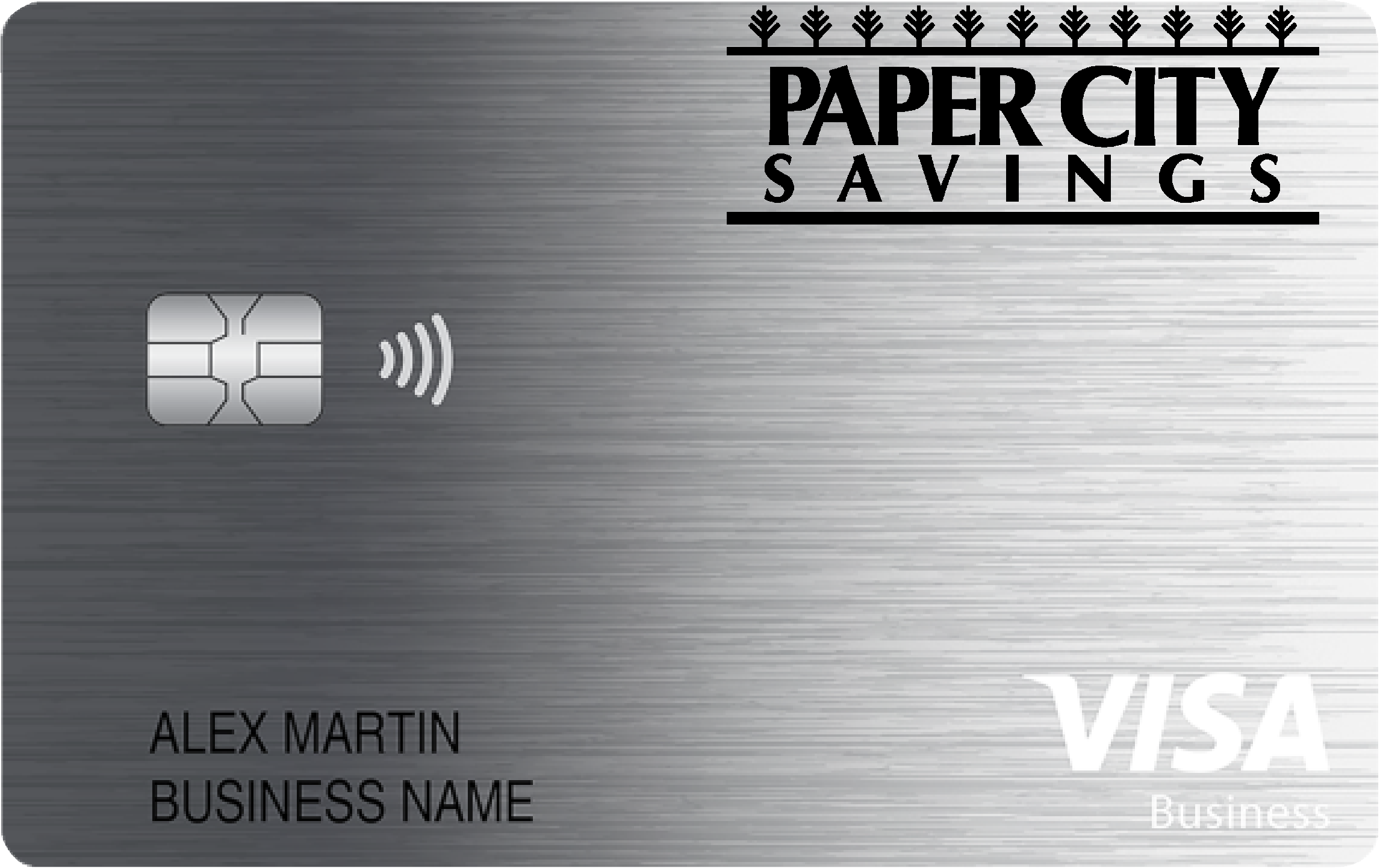 Paper City Savings Business Card Card