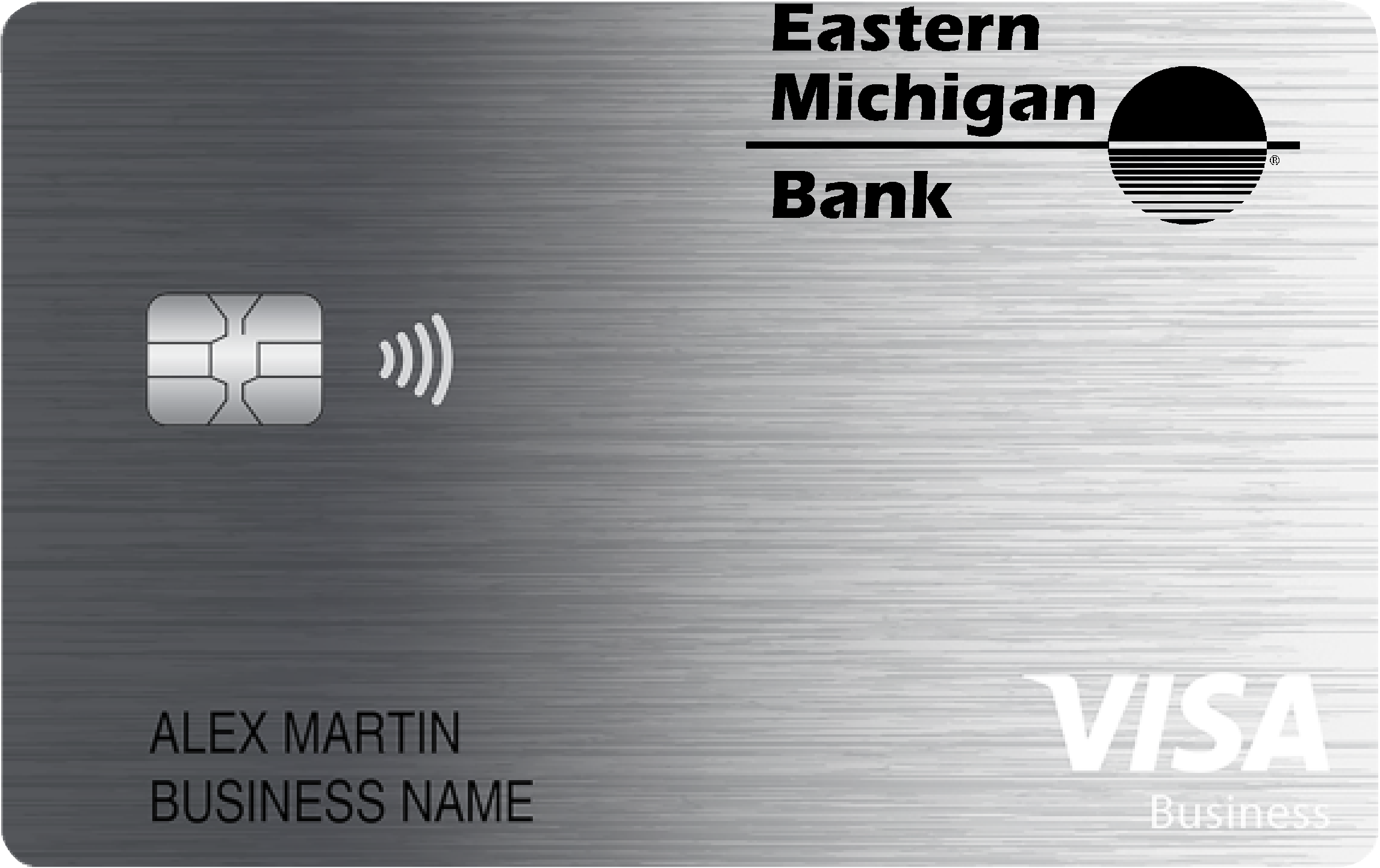 Eastern Michigan Bank Business Card Card