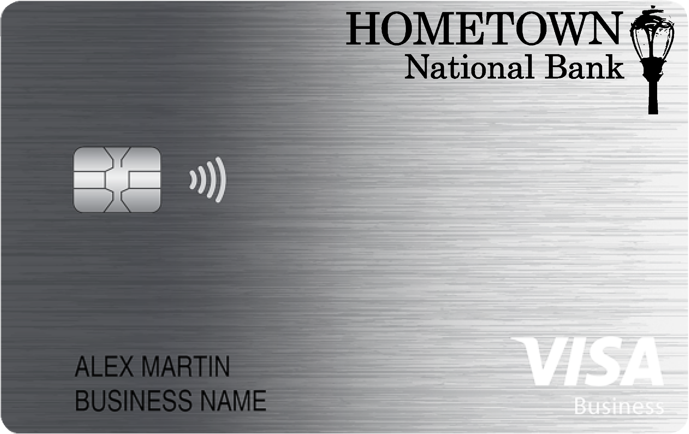 Hometown National Bank Business Card Card