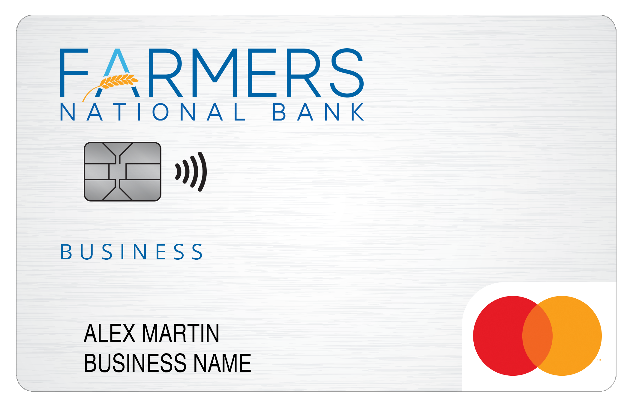 Farmers National Bank of Canfield Business Card Card