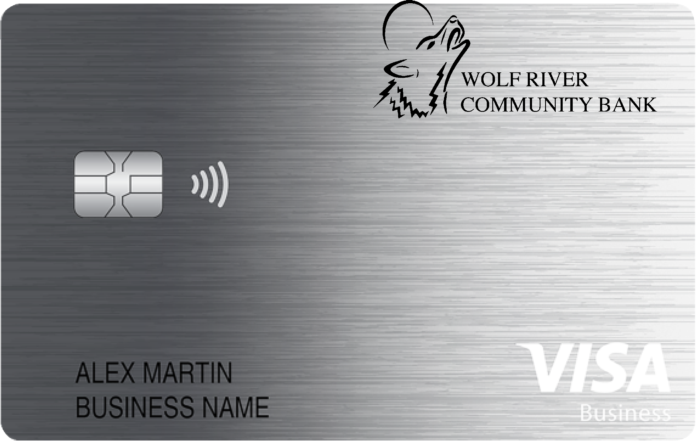 Wolf River Community Bank Business Card Card