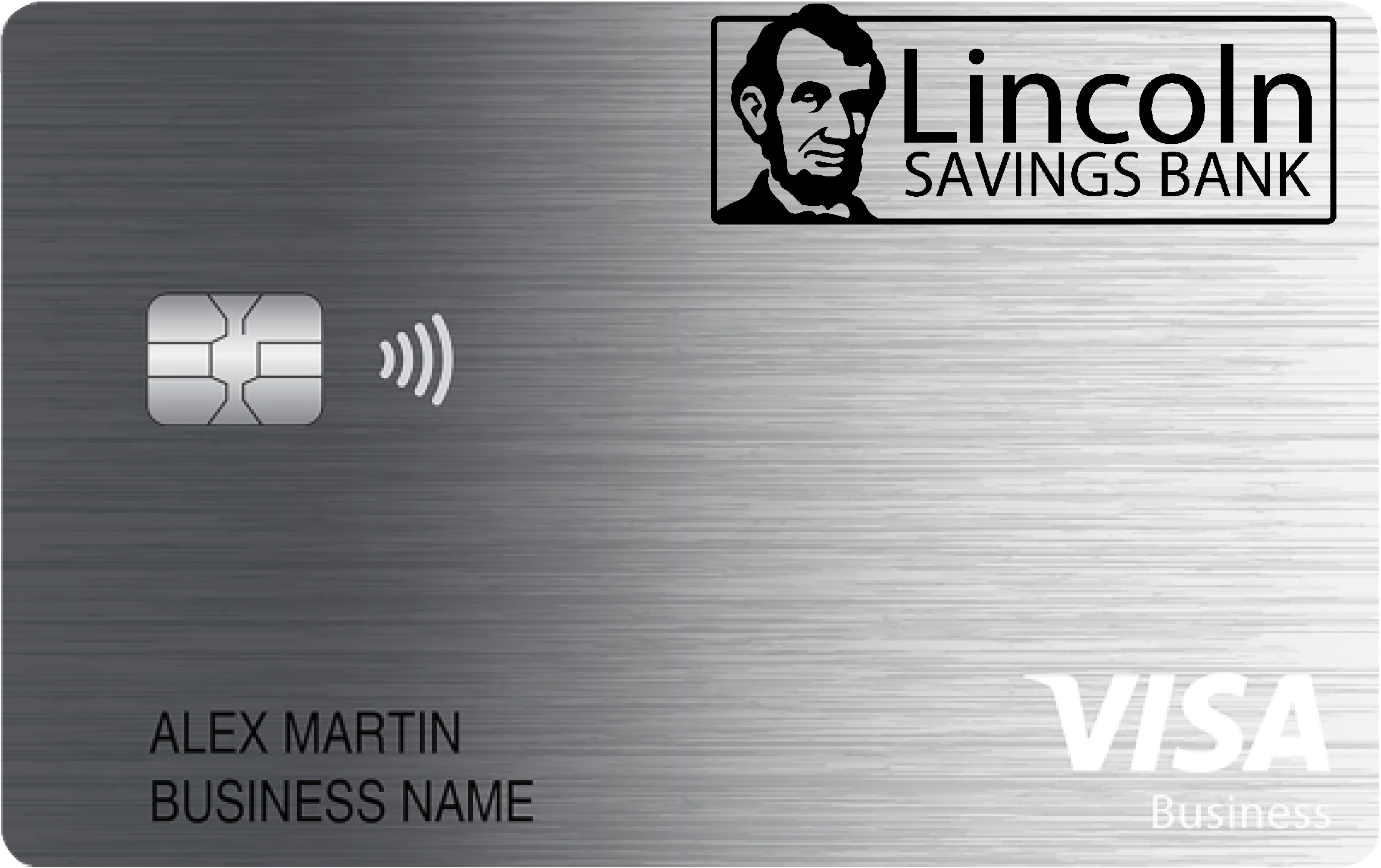 Lincoln Savings Bank Business Card Card