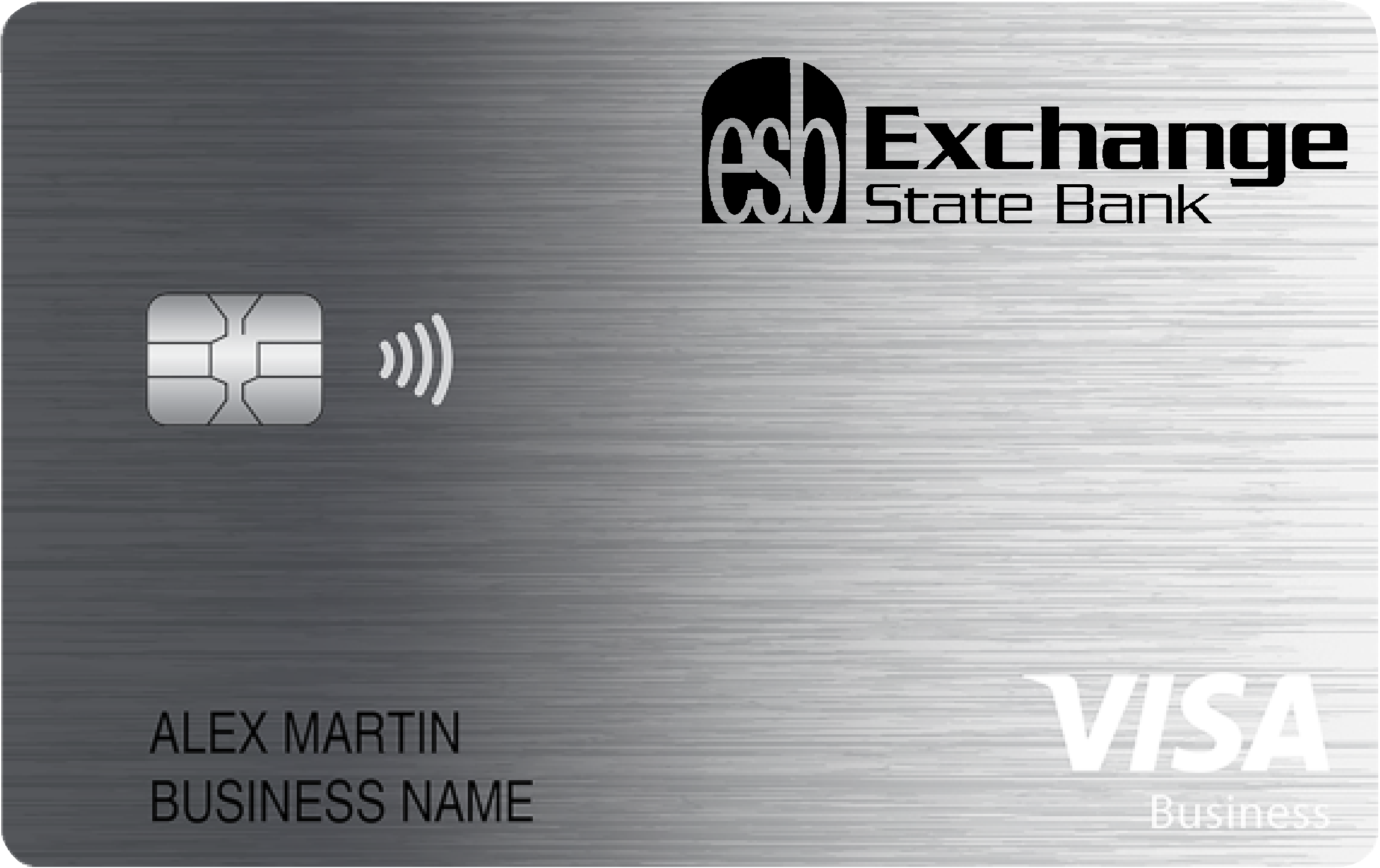 Exchange State Bank Business Card Card