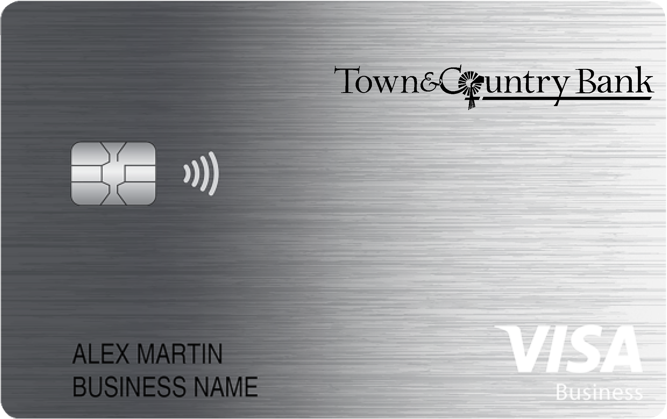 Town & Country Bank Business  Card