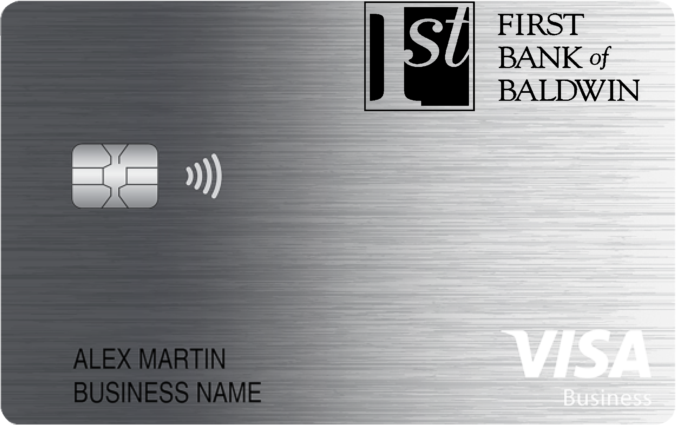 First Bank Of Baldwin Business Card Card