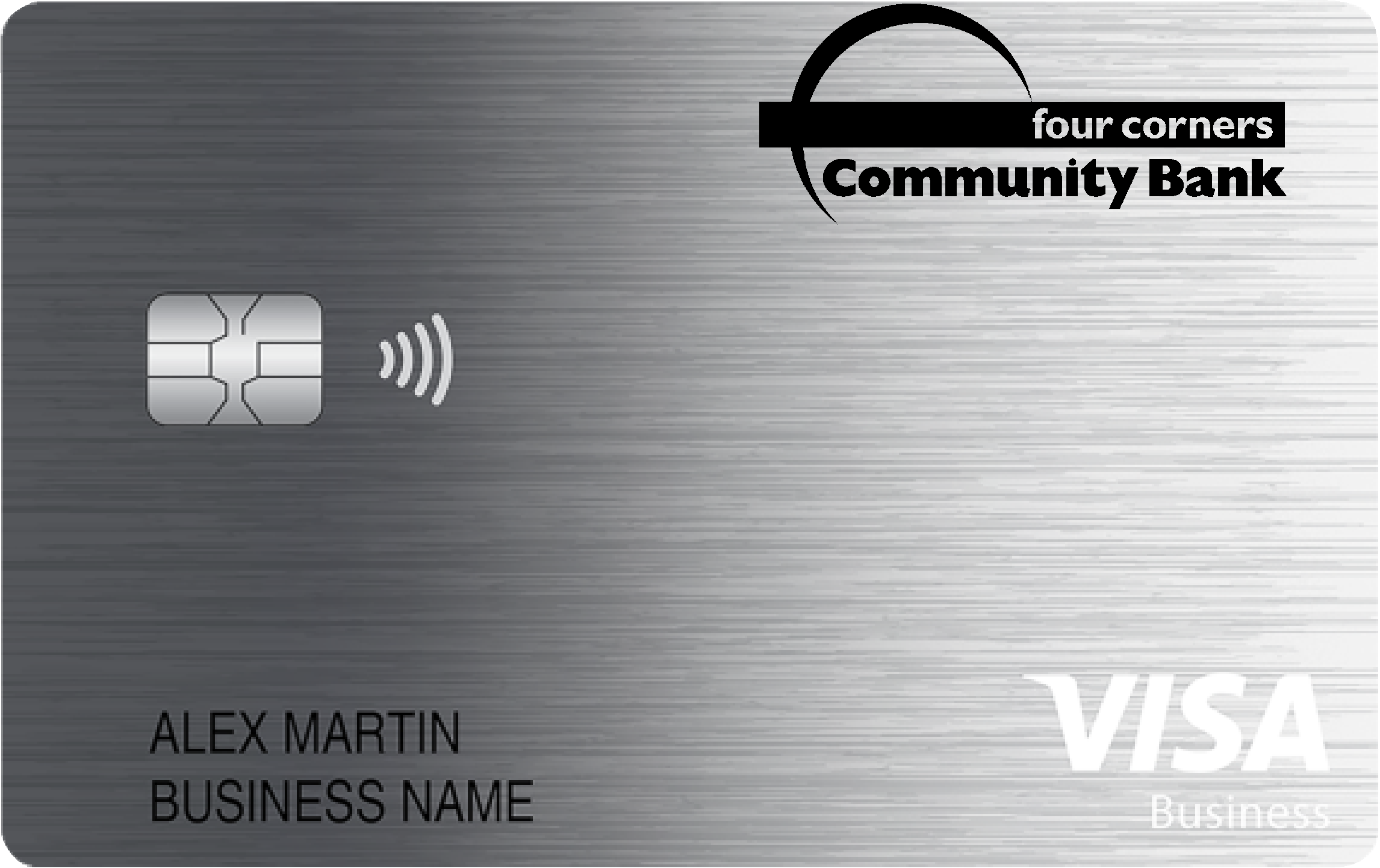 Four Corners Community Bank Business Card Card