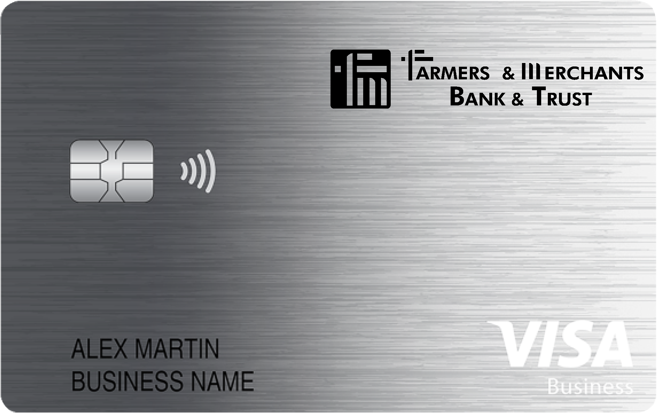 Farmers & Merchants Bank & Trust Business Card Card