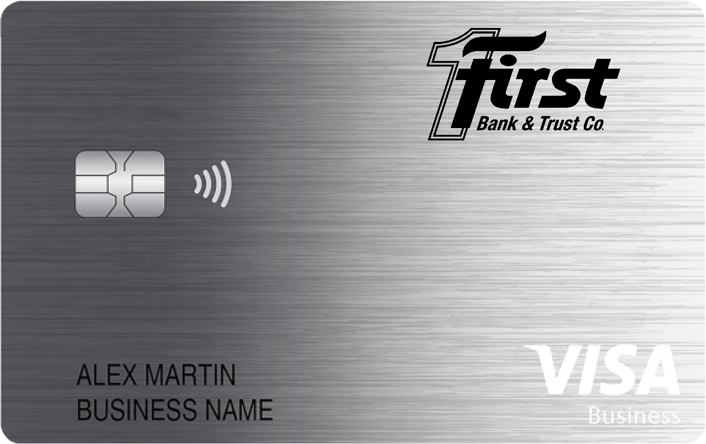 First Bank & Trust Co Business Card