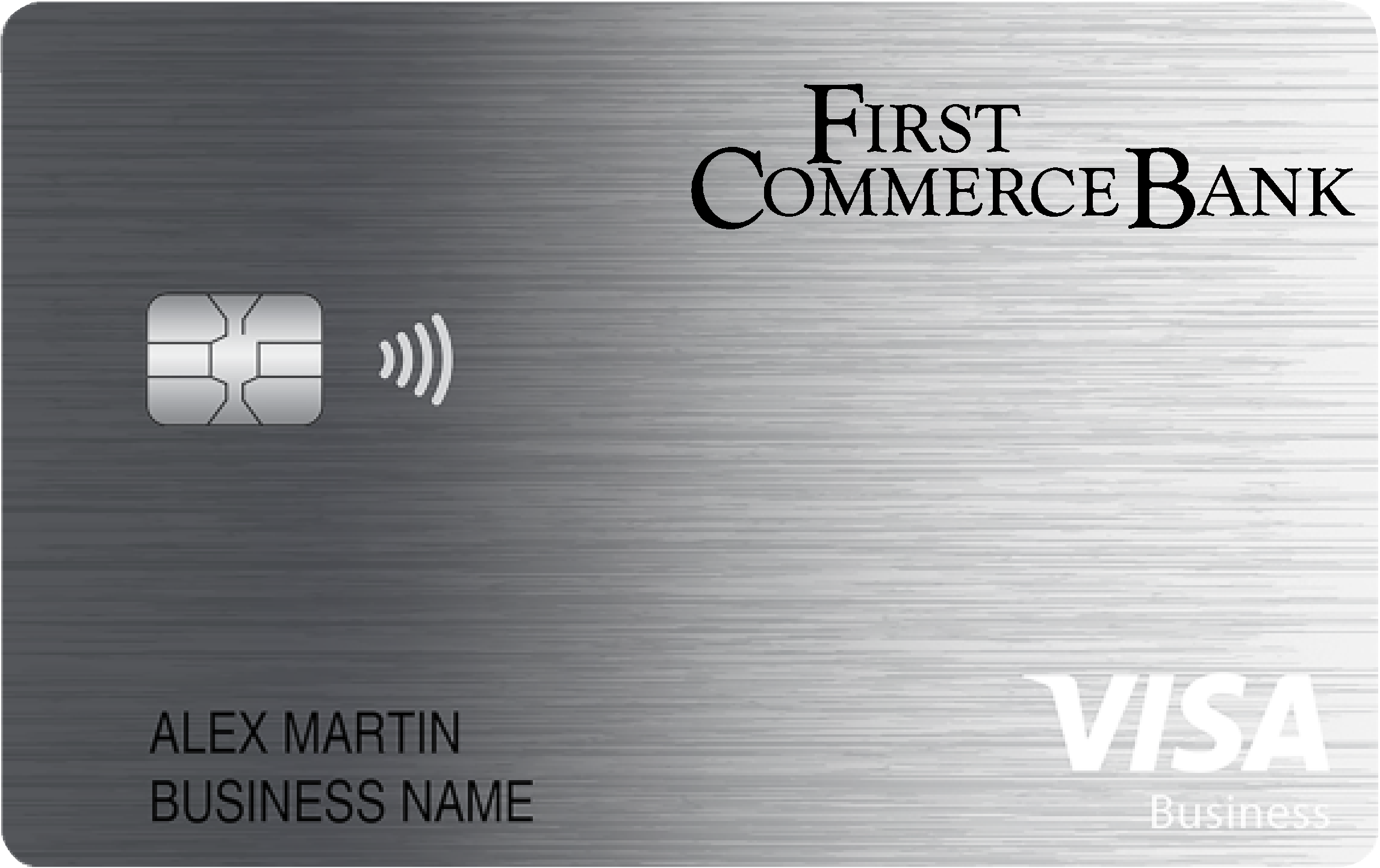 First Commerce Bank Business Card