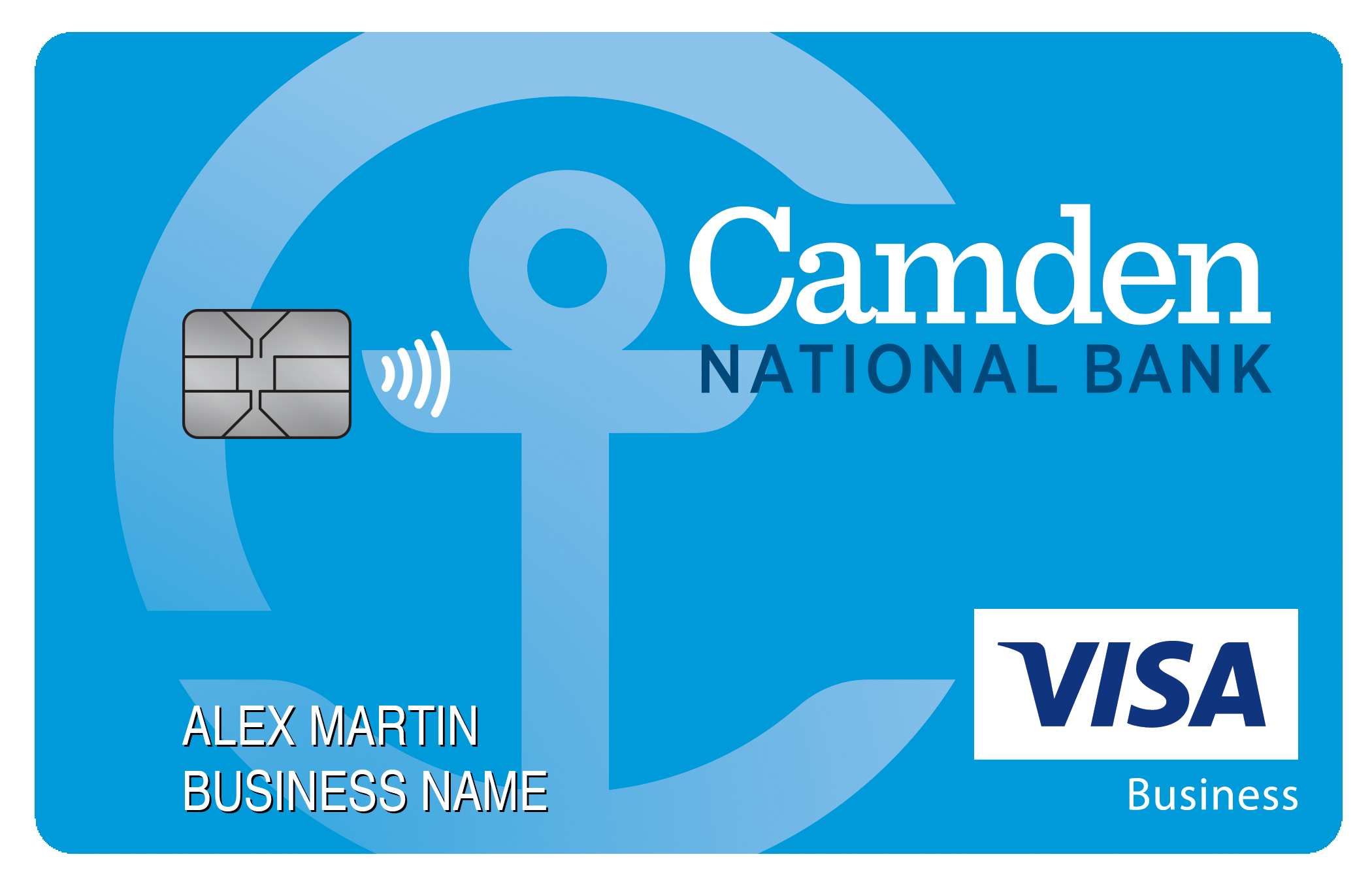 Camden National Bank Business Card Card