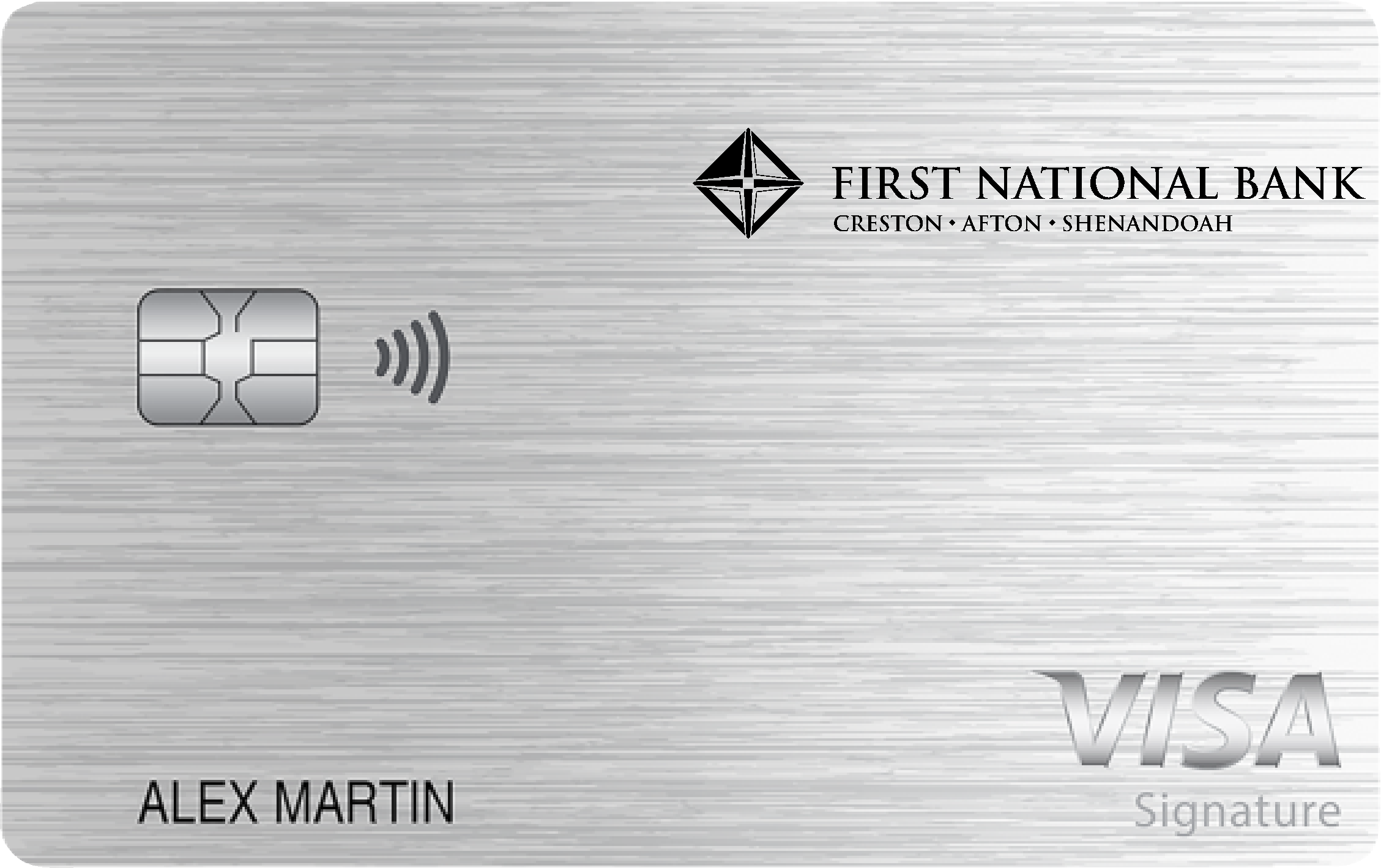 First National Bank in Creston Max Cash Preferred Card