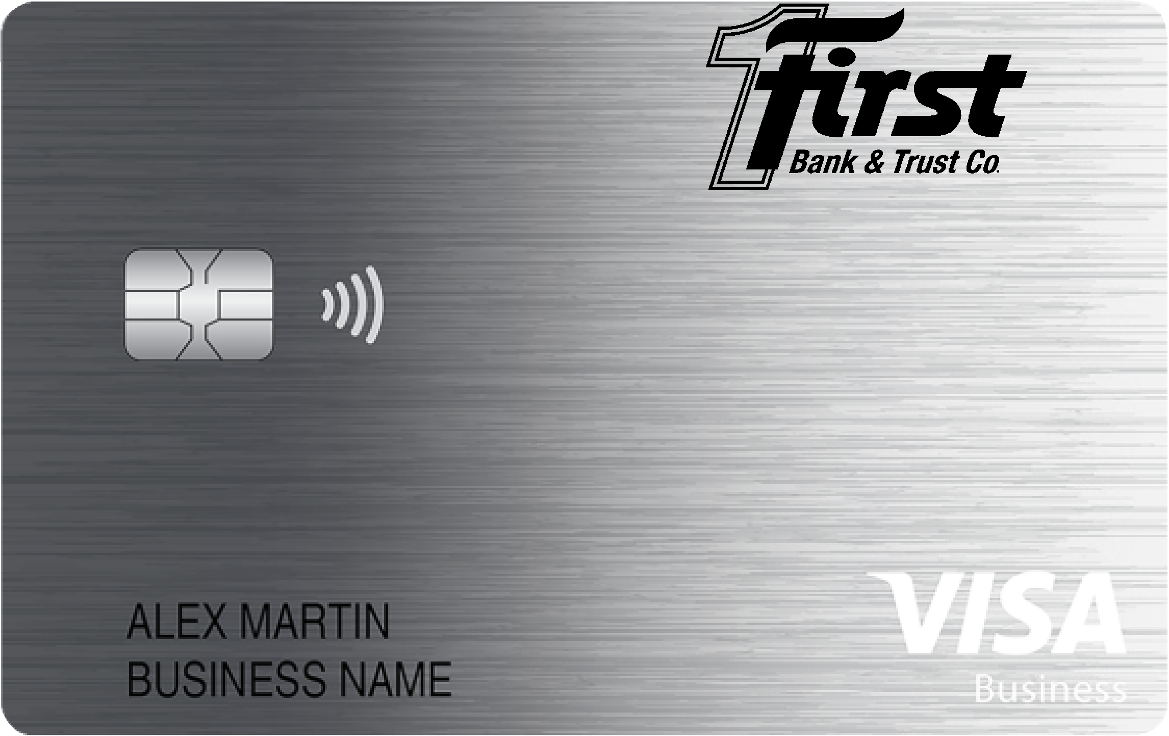 First Bank & Trust Co Business Card Card