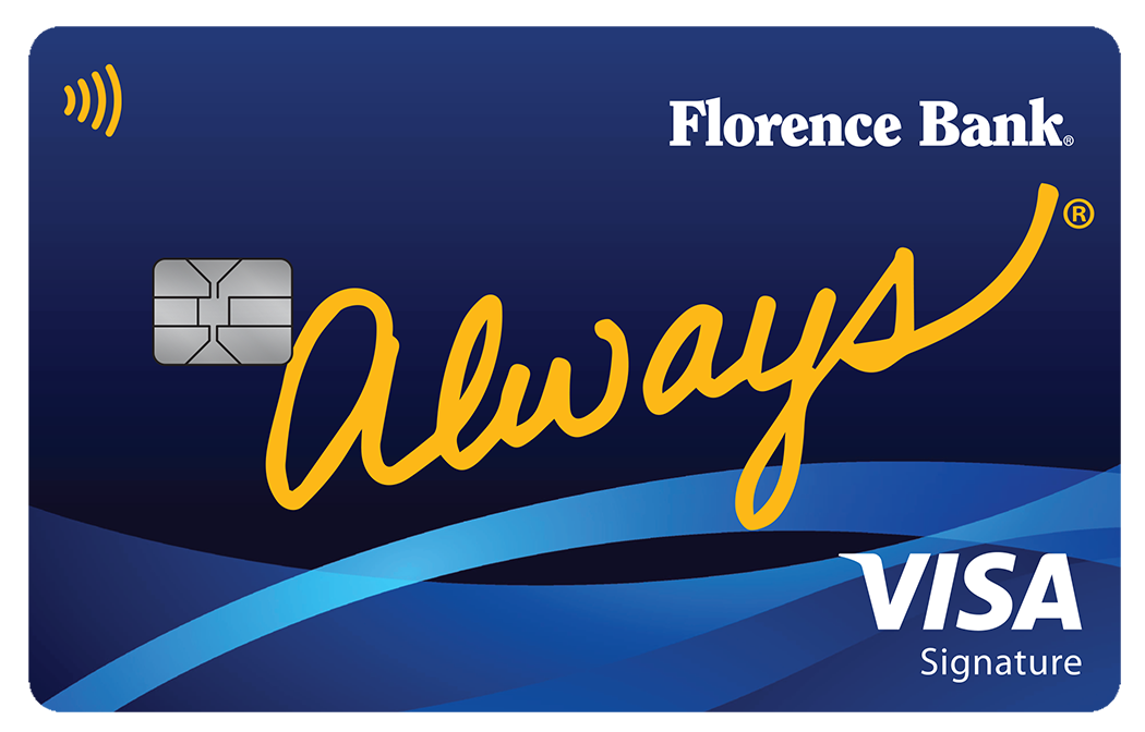 Florence Bank College Real Rewards Card