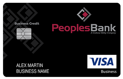 PeoplesBank Business Card Card