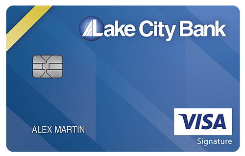 Lake City Bank College Real Rewards  Credit Card