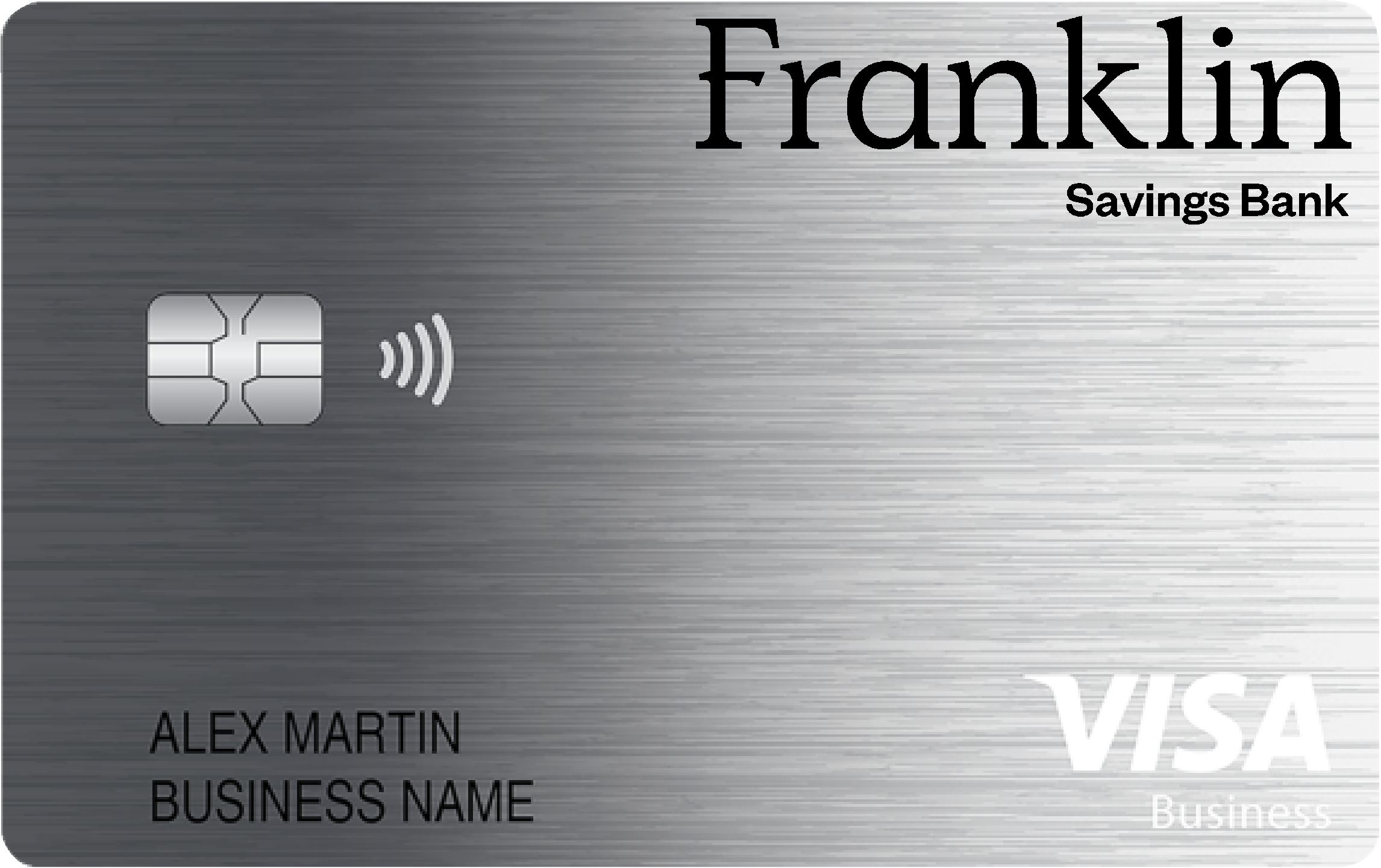 Franklin Savings Bank Business Card Card