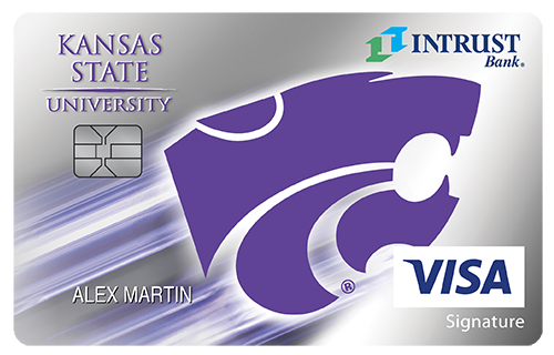 INTRUST Bank Kansas State University College Real Rewards Card