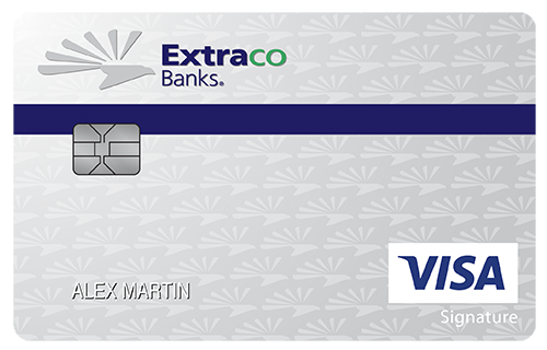 Extraco Banks College Real Rewards Card