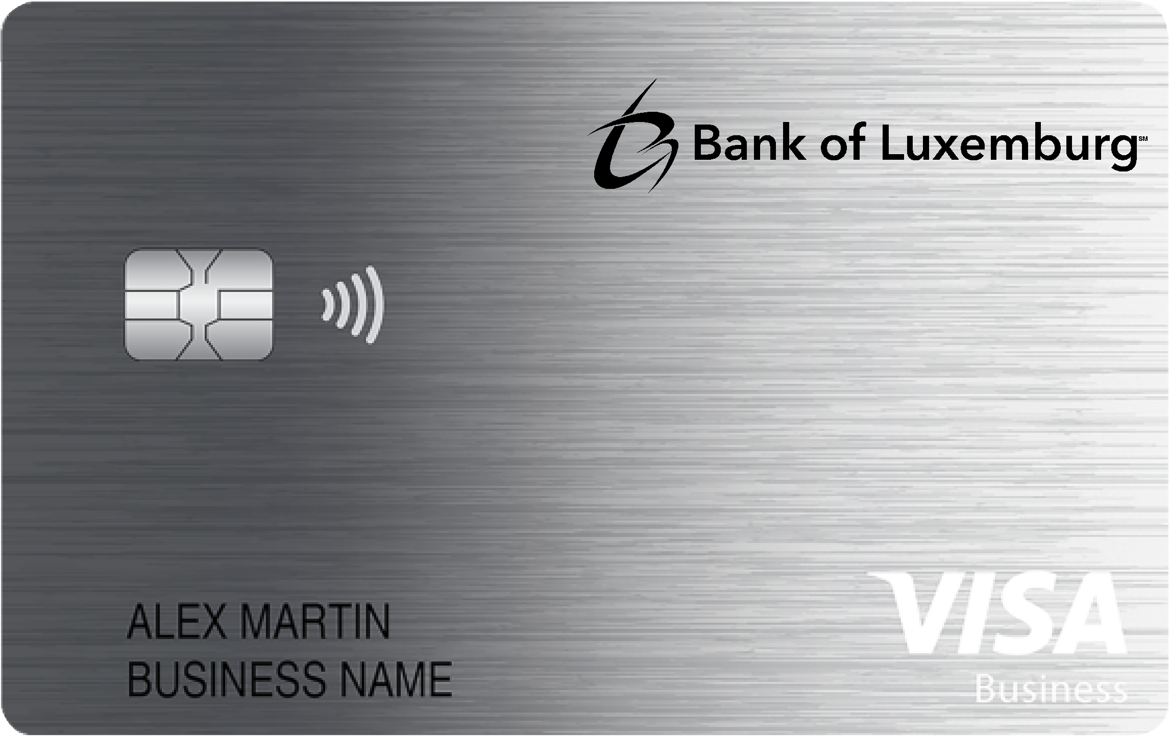 Bank of Luxemburg Business Card Card