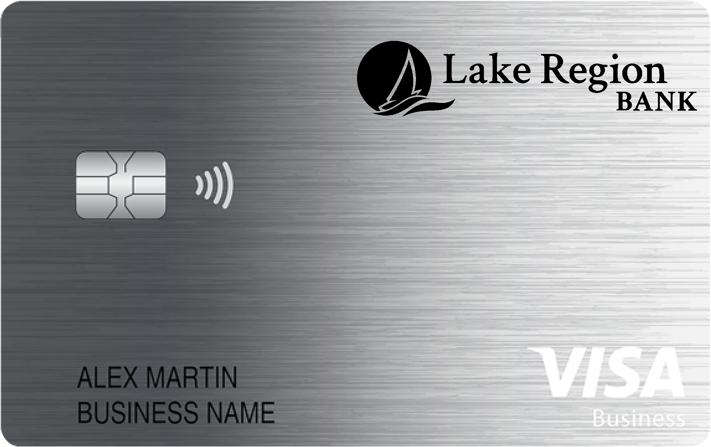 Lake Region Bank Business Card Card