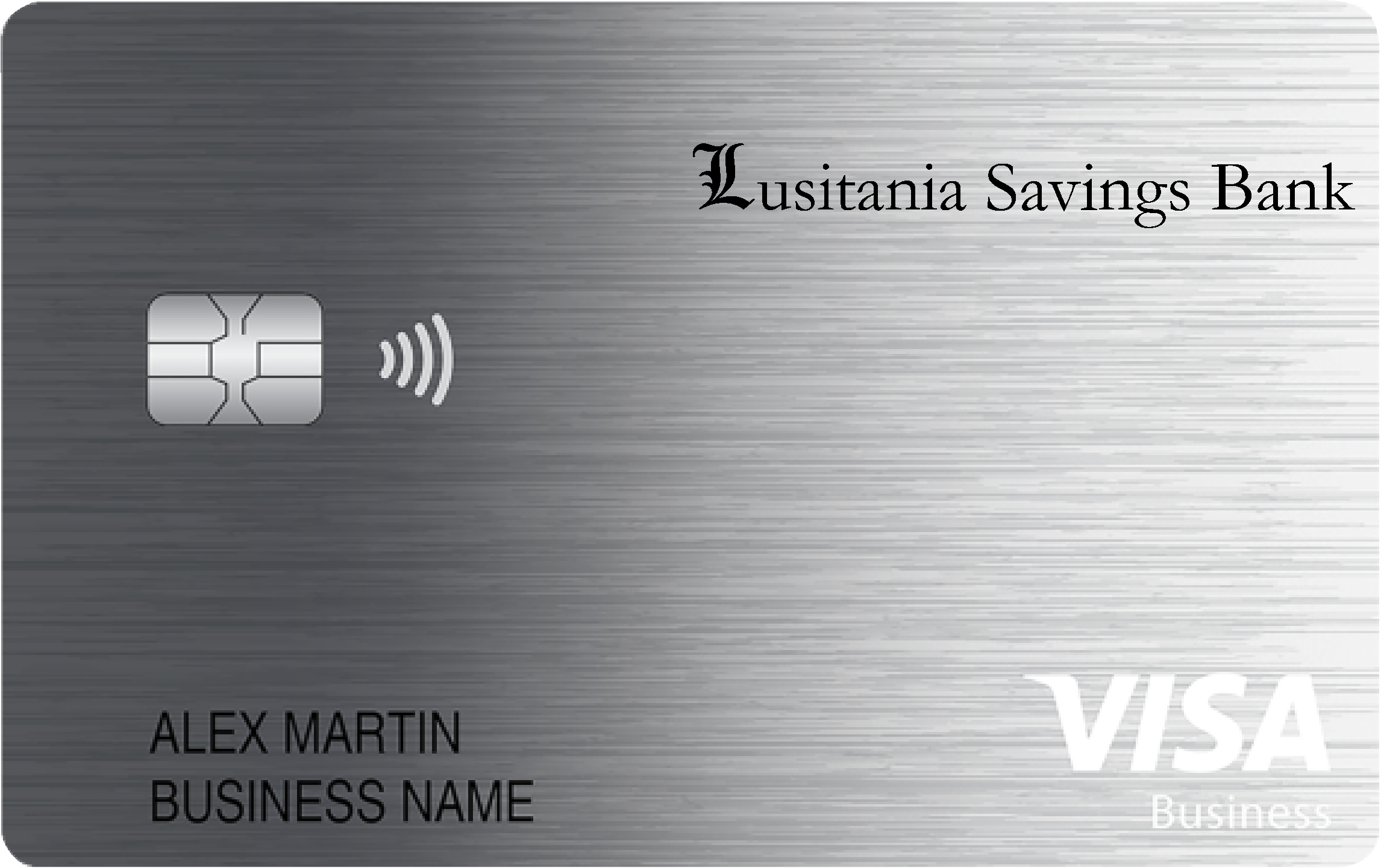 Lusitania Savings Bank Business Card Card