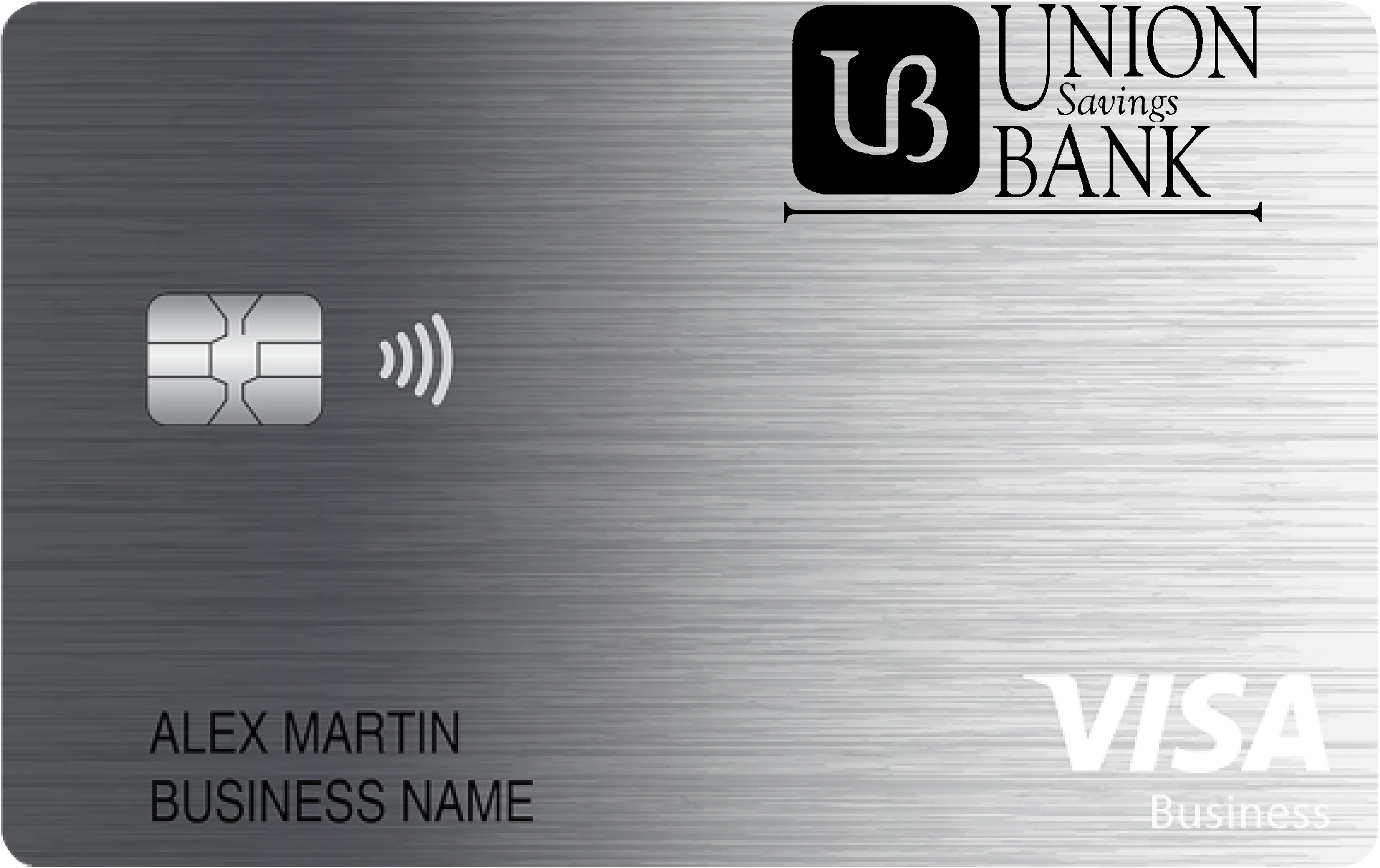UNION Savings BANK Business Card Card