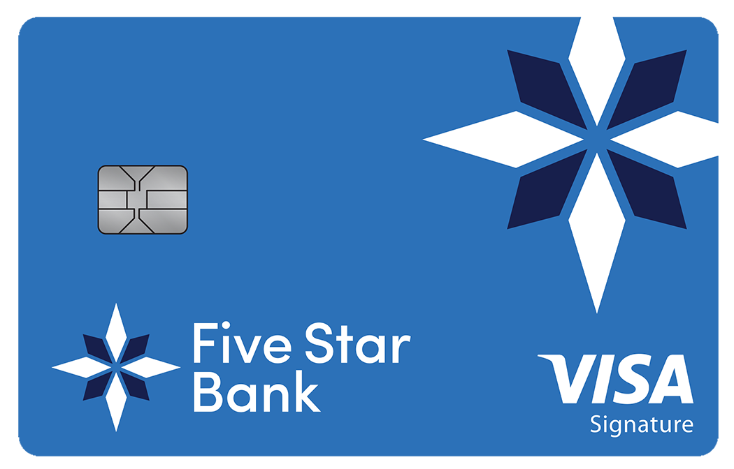 Five Star Bank College Real Rewards Card